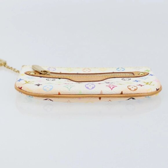 LOUIS VUITTON Monogram Multicolor Pochette MM Pouch White M60028 LV Auth gh1170V - Picture 8 of 16
